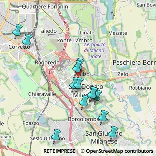 Mappa Via Desana, 20097 San Donato Milanese MI, Italia (2.02071)