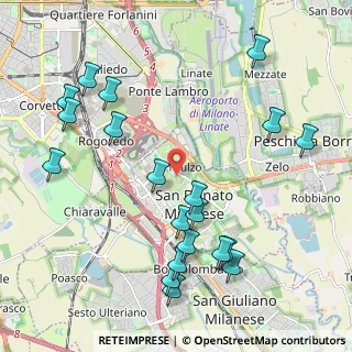 Mappa Via Desana, 20097 San Donato Milanese MI, Italia (2.425)