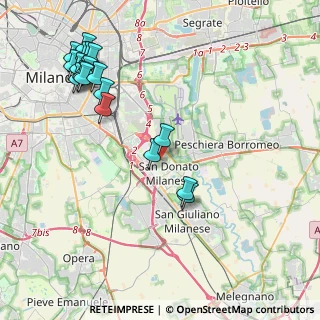 Mappa Via Desana, 20097 San Donato Milanese MI, Italia (4.86167)