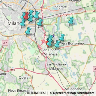 Mappa Via Desana, 20097 San Donato Milanese MI, Italia (3.89714)