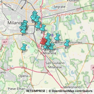 Mappa Via Desana, 20097 San Donato Milanese MI, Italia (3.6205)