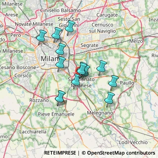 Mappa Via Desana, 20097 San Donato Milanese MI, Italia (5.77714)