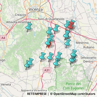 Mappa Via Purghe, 36024 Nanto VI, Italia (7.1085)