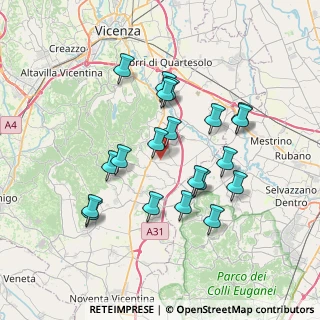 Mappa Via Purghe, 36024 Nanto VI, Italia (6.732)