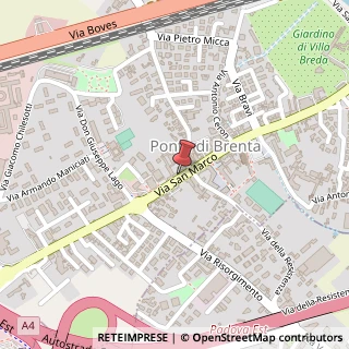 Mappa Via San Marco, 41, 35129 Padova, Padova (Veneto)