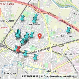 Mappa Via Giuseppe Durer, 35132 Padova PD, Italia (1.122)