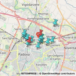 Mappa Via Giuseppe Durer, 35132 Padova PD, Italia (1.25067)