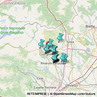 Mappa Via P. e A. Gallo, 10080 Colleretto Castelnuovo TO, Italia (8.141)
