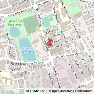 Mappa Via dei Mille, 8, 20090 Corsico, Milano (Lombardia)