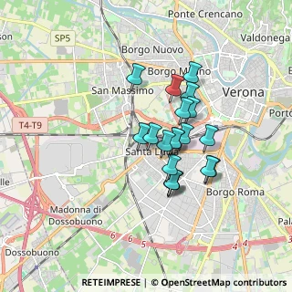 Mappa Via Brigata Guardie, 37137 Verona VR, Italia (1.30368)