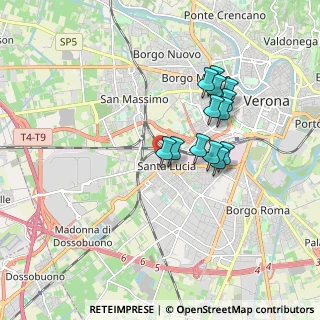 Mappa Via Brigata Guardie, 37137 Verona VR, Italia (1.49615)