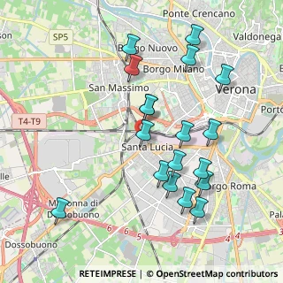 Mappa Via Brigata Guardie, 37137 Verona VR, Italia (1.98944)