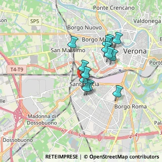 Mappa Via Brigata Guardie, 37137 Verona VR, Italia (1.37231)