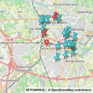 Mappa Via Brigata Guardie, 37137 Verona VR, Italia (1.941)