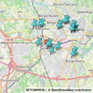 Mappa Via Brigata Guardie, 37137 Verona VR, Italia (1.9825)
