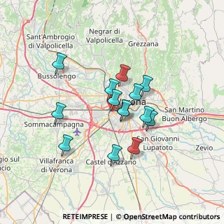 Mappa Via Brigata Guardie, 37137 Verona VR, Italia (5.40714)