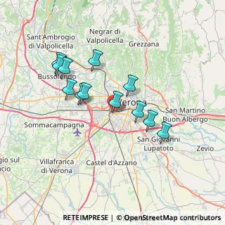 Mappa Via Brigata Guardie, 37137 Verona VR, Italia (6.3725)