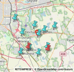 Mappa Condominio Residenza Bellaria, 20068 Peschiera Borromeo MI, Italia (3.41167)