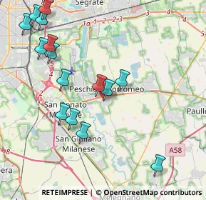 Mappa Condominio Residenza Bellaria, 20068 Peschiera Borromeo MI, Italia (4.61067)