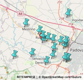 Mappa Via Avogadro, 35030 Rubano PD, Italia (3.80737)