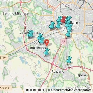 Mappa Via Indipendenza, 20090 Buccinasco MI, Italia (3.74813)
