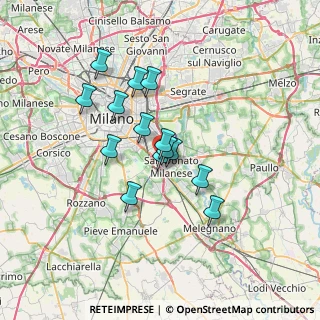 Mappa Via Bonarelli, 20097 San Donato Milanese MI, Italia (5.33071)