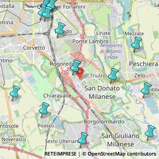 Mappa Via Bonarelli, 20097 San Donato Milanese MI, Italia (3.36)
