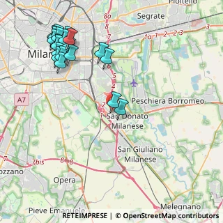 Mappa Via Bonarelli, 20097 San Donato Milanese MI, Italia (5.176)