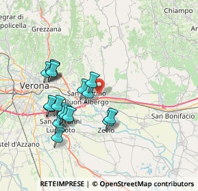 Mappa Via S. Giacomo di sotto, 37036 San Martino Buon Albergo VR, Italia (7.05056)