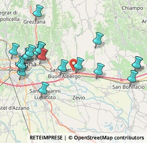 Mappa Via S. Giacomo di sotto, 37036 San Martino Buon Albergo VR, Italia (9.2945)