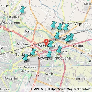 Mappa Via Oscar Rampazzo, 35129 Padova PD, Italia (1.86538)