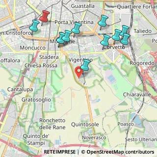 Mappa Via Vincenzo Amidani, 20141 Milano MI, Italia (2.41667)