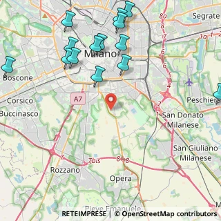 Mappa Via Vincenzo Amidani, 20141 Milano MI, Italia (5.36286)