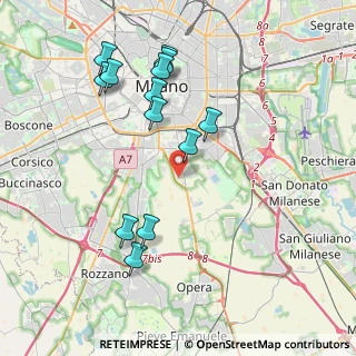 Mappa Via Vincenzo Amidani, 20141 Milano MI, Italia (4.09923)