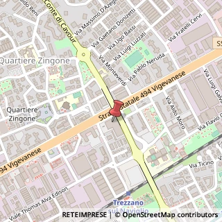Mappa Via Eugenio Curiel, 38, 20090 Trezzano sul Naviglio, Milano (Lombardia)