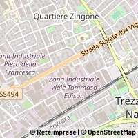 Mapa Trezzano sul Naviglio