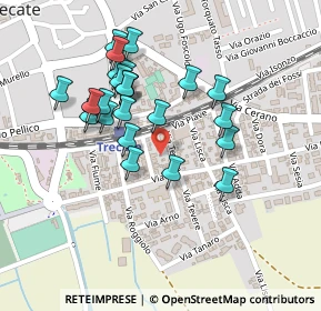 Mappa Via Adige, 28069 Trecate NO, Italia (0.196)