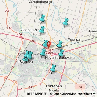 Mappa Strada Regionale, 35129 Padova PD, Italia (3.54286)