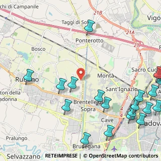 Mappa Via Giuseppe Mazzini, 35030 Rubano PD, Italia (3.1265)