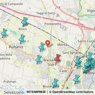 Mappa Via Giuseppe Mazzini, 35030 Rubano PD, Italia (3.403)