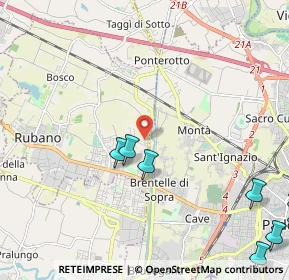 Mappa Via Giuseppe Mazzini, 35030 Rubano PD, Italia (3.94)