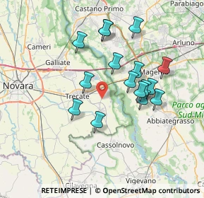 Mappa Via Vigevano, 28065 Trecate NO, Italia (6.49563)