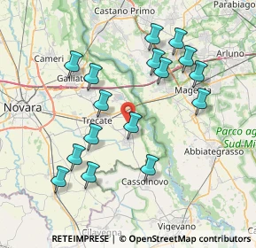 Mappa Via Vigevano, 28065 Trecate NO, Italia (7.655)