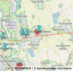 Mappa Via Armando Diaz, 20068 Milano MI, Italia (3.37818)