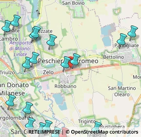 Mappa Via Armando Diaz, 20068 Milano MI, Italia (3.1445)