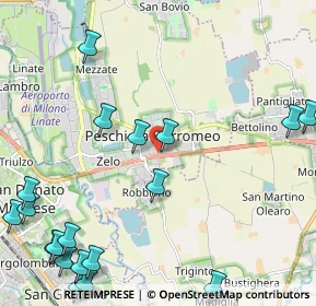 Mappa Via Armando Diaz, 20068 Milano MI, Italia (3.1755)