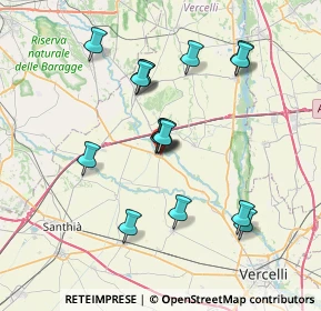 Mappa Via Roma, 13030 Formigliana VC, Italia (6.67875)