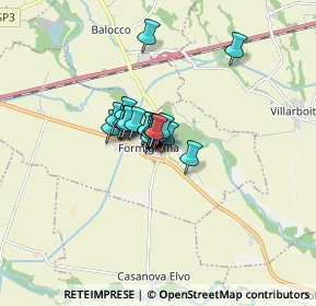 Mappa Via Roma, 13030 Formigliana VC, Italia (0.75909)