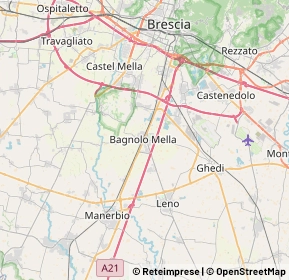 Mappa 25021 Bagnolo Mella BS, Italia (8.958)