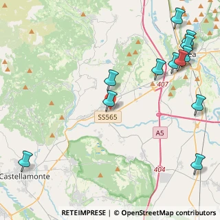 Mappa Via Ceretto, 10010 Colleretto Giacosa TO, Italia (5.83917)